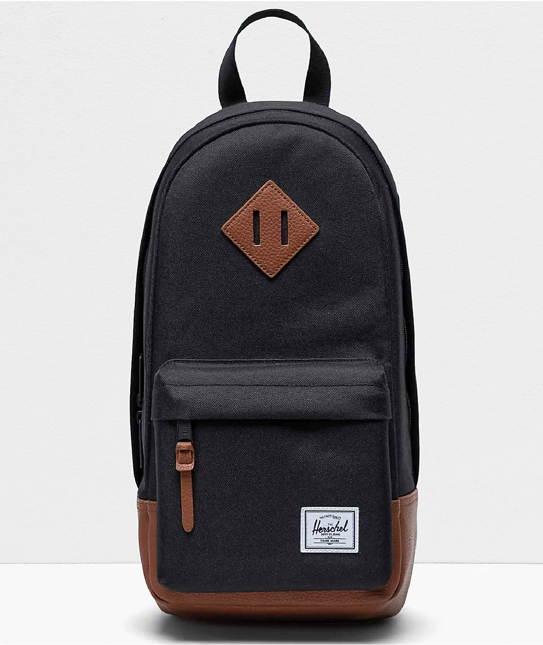 Herschel Supply Co. Heritage Black & Tan Shoulder Bag