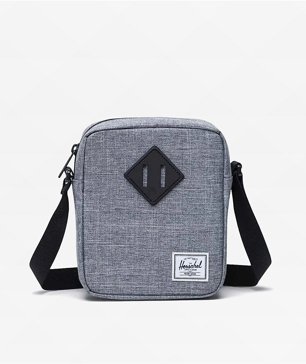 Herschel Supply Co. Heritage Eco Raven Crosshatch Grey Crossbody Bag St. Vital Centre