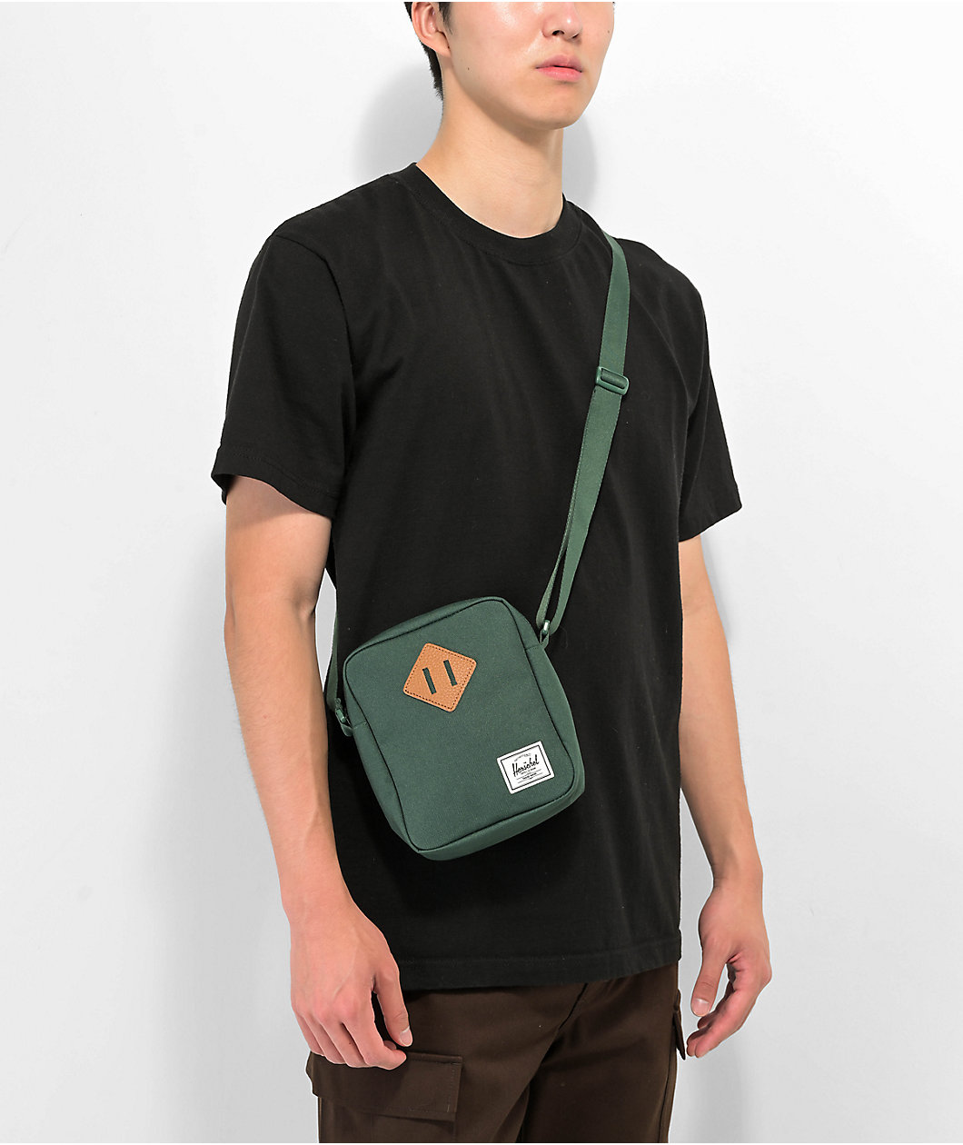 Herschel Supply Co. Heritage Eco Trek Green Crossbody Bag