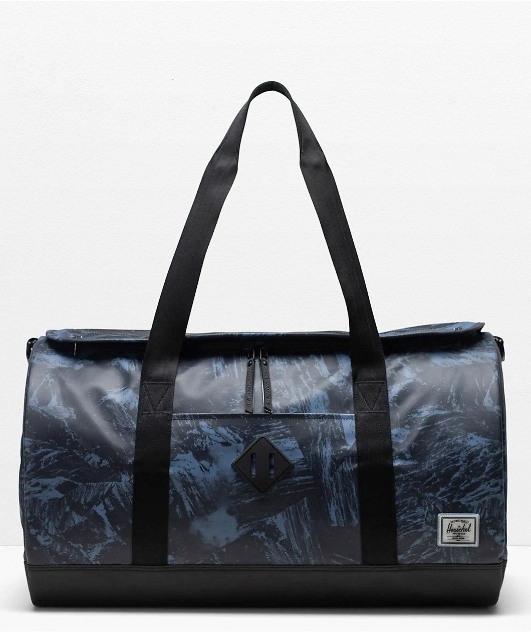 Herschel Supply Co. Heritage Weather Resistant Steel Blue Duffle Bag Connecticut Post Mall