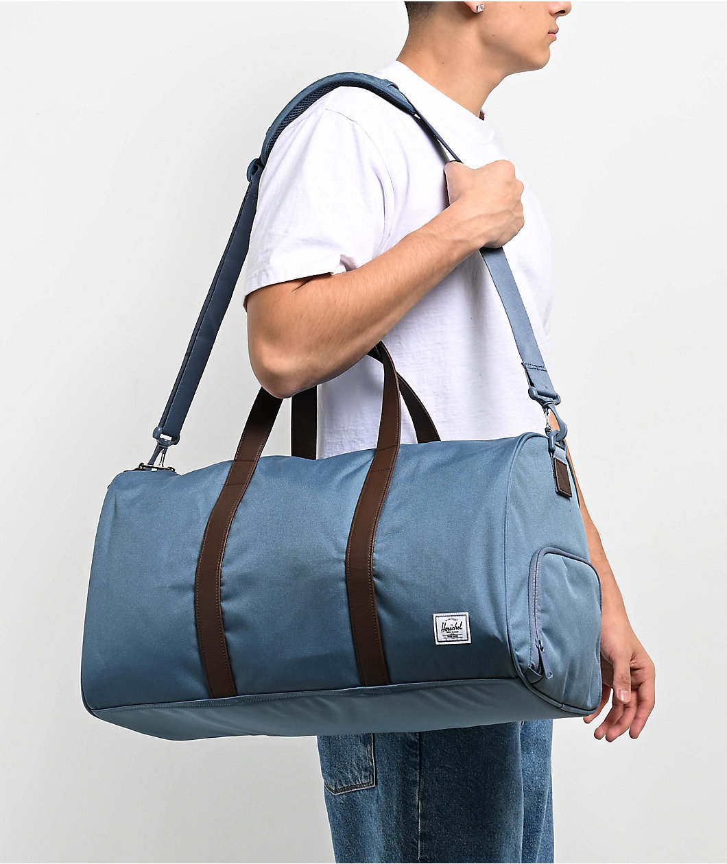 Herschel Supply Co. Novel Steel Blue Duffle Bag