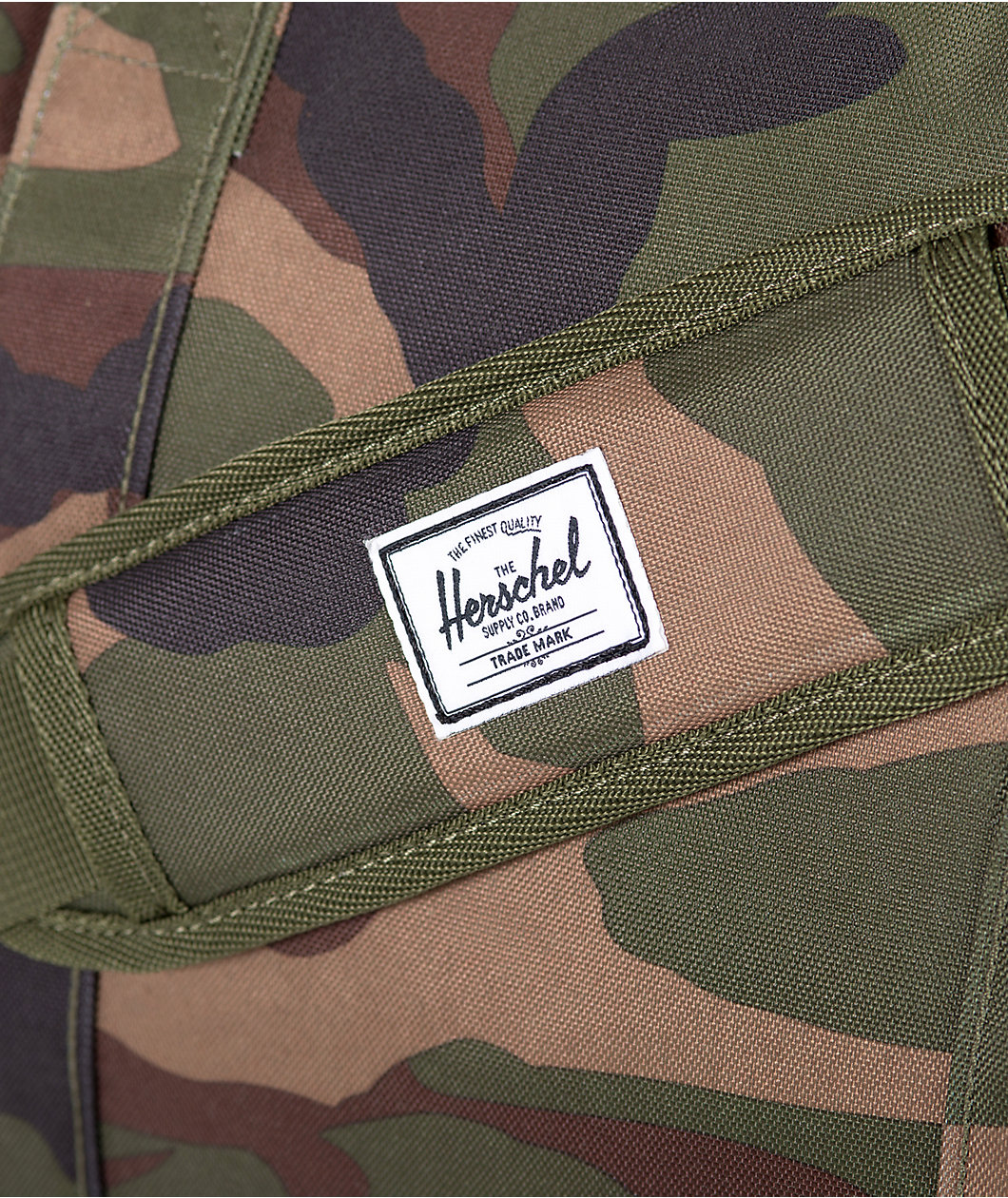 Herschel Supply Co. Novel Woodland Green Camo Duffel Bag