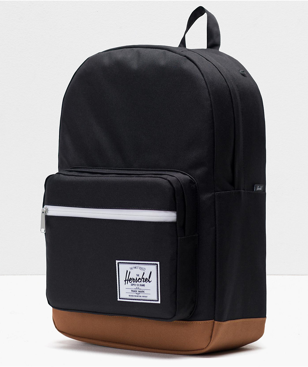 Herschel Supply Co. Pop Quiz Black & Saddle Backpack