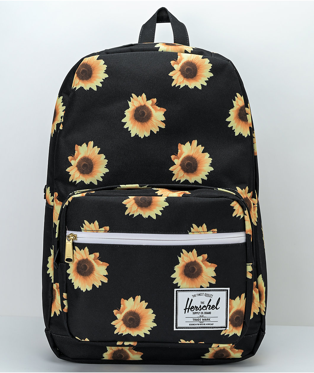 Herschel Supply Co. Pop Quiz Sunflower Field Black Backpack