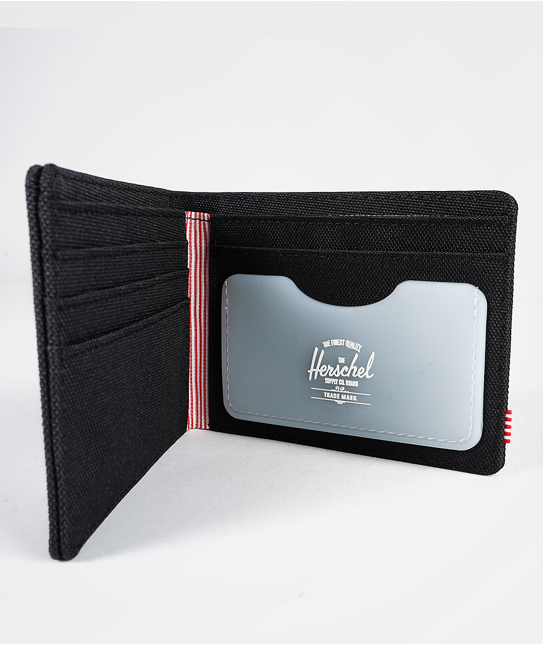 Herschel Supply Co. Roy Rubber Black & Clear Bifold Wallet