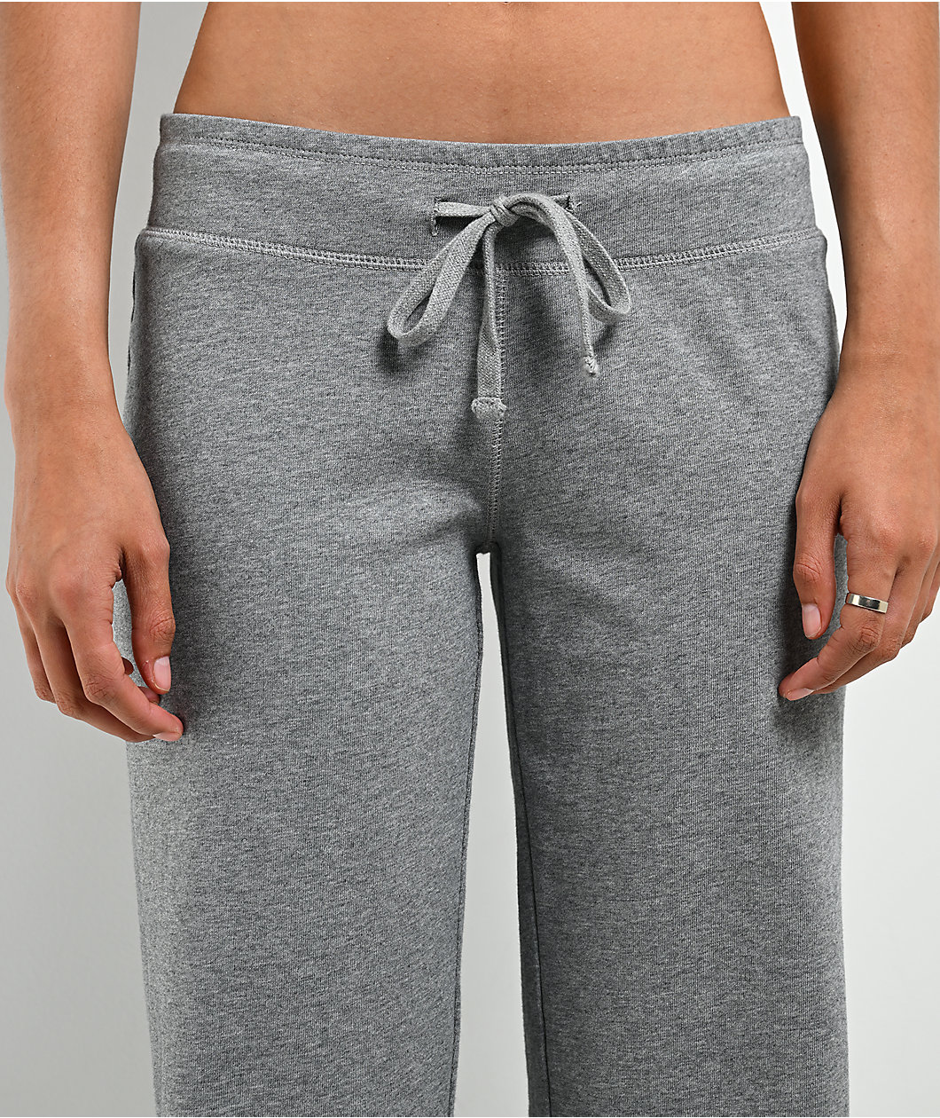 Hespurus Knit Grey Wide Leg Sweatpants