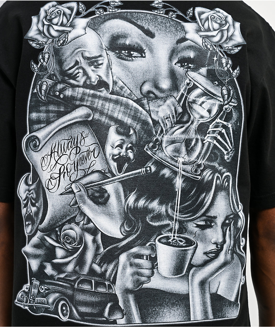 Hey Ruca Always And Forever Black T-Shirt