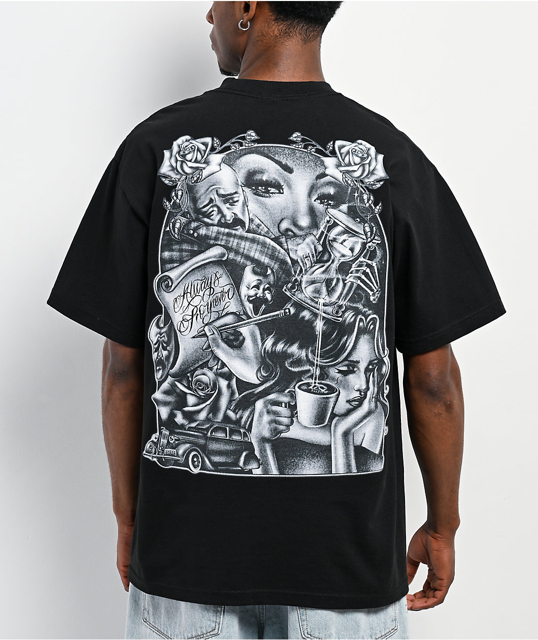 Hey Ruca Always And Forever Black T-Shirt