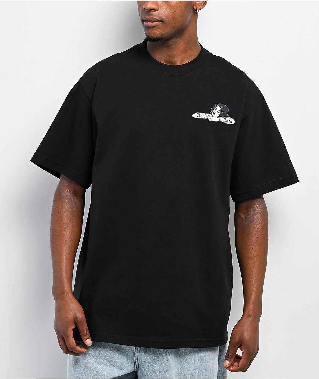 Hey Ruca Daydreaming Black T-Shirt