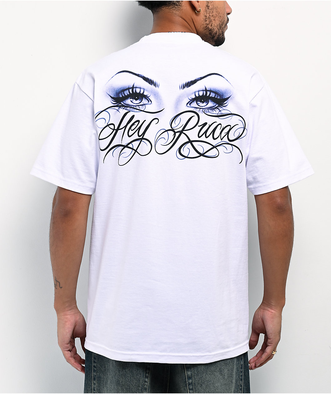 Hey Ruca For Your Eyes Only White T-Shirt