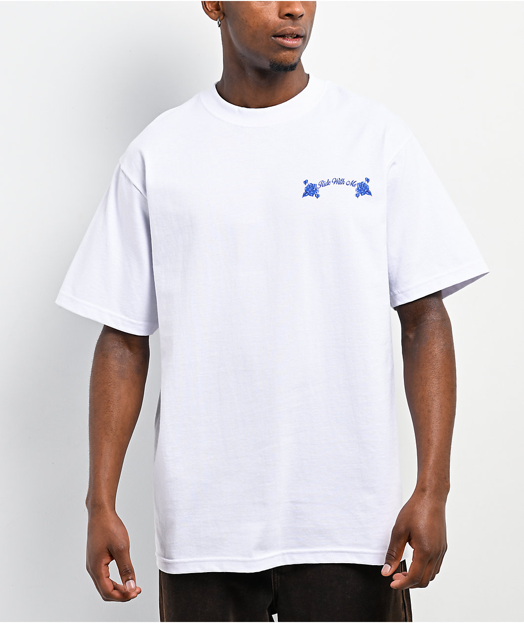Hey Ruca Ride With Me White T-Shirt