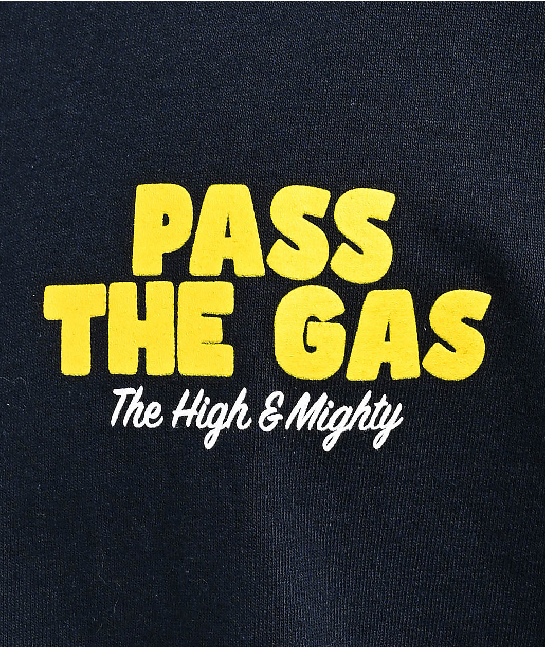 High & Mighty Gas Navy T-Shirt