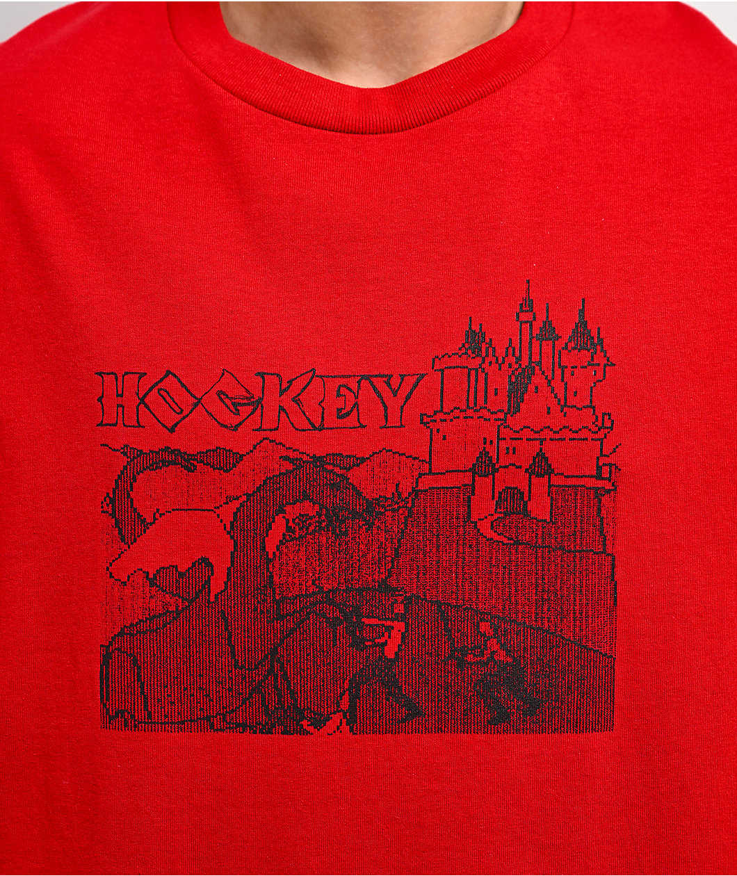 Hockey Dragon Slayer Red T-Shirt