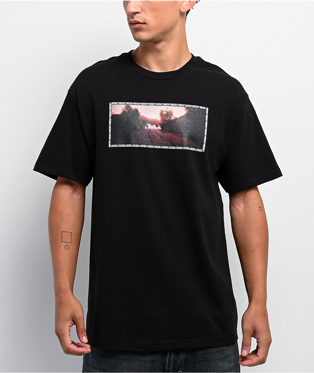 Hockey My Friend The Liar Black T-Shirt