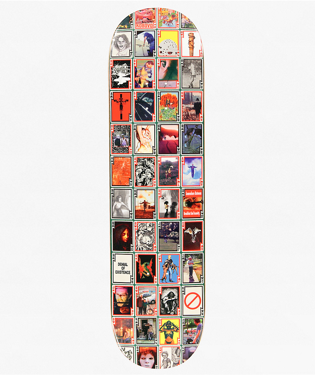 Hockey Playing Cards 8.25" Skateboard Deck