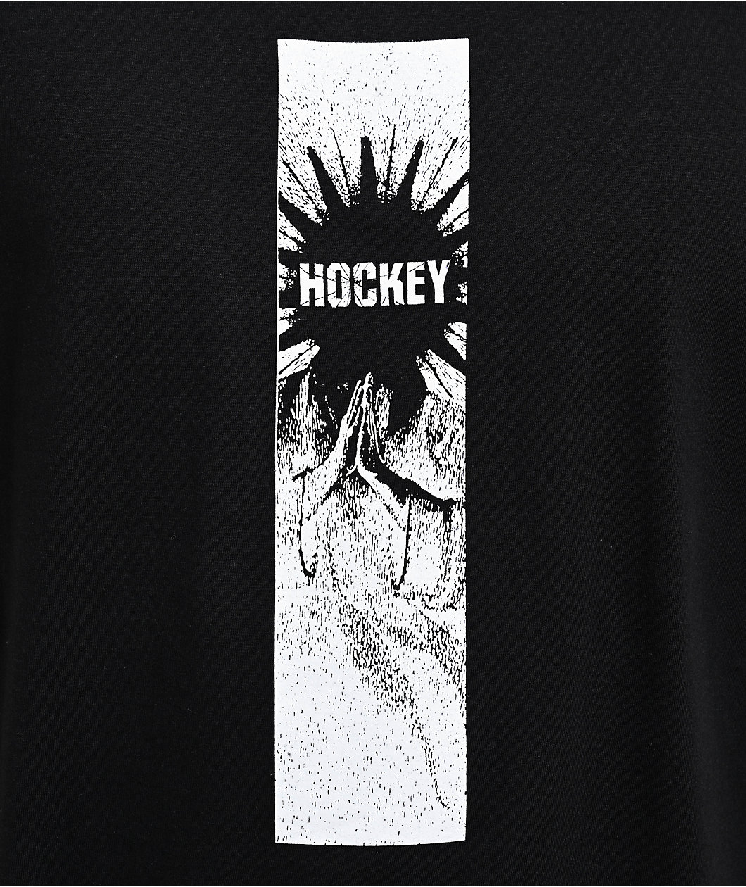 Hockey Prayer Black T-Shirt