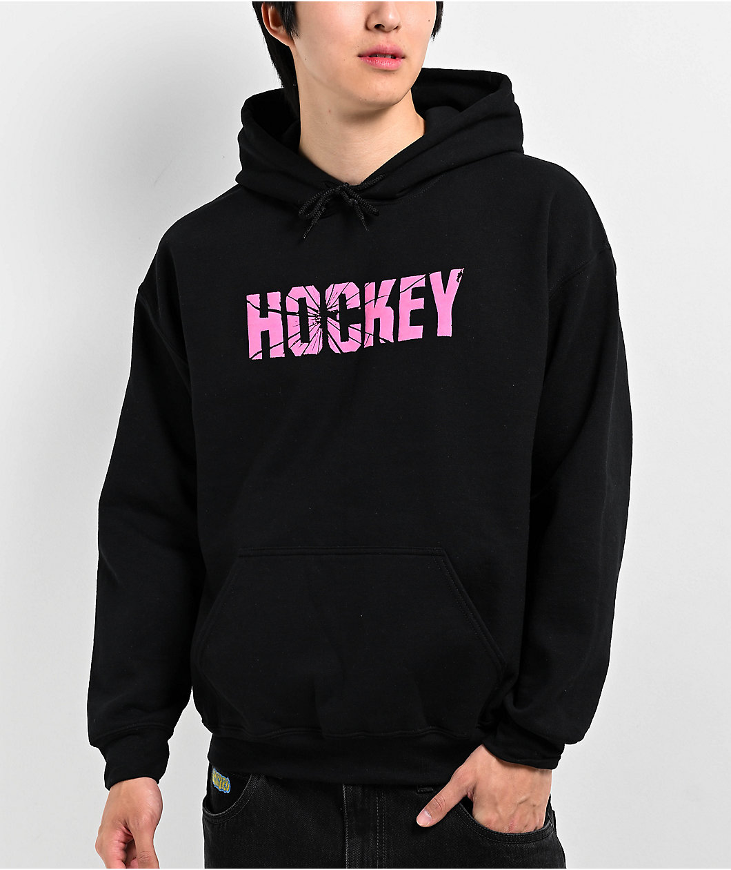 Hockey Shatter Black Hoodie