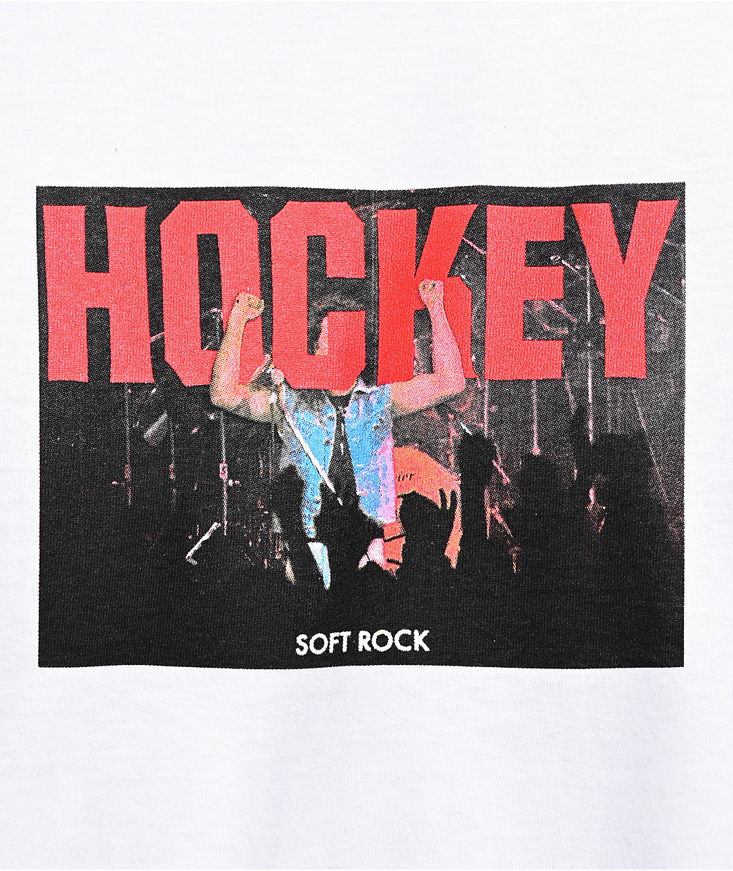 Hockey Soft Rock White T-Shirt