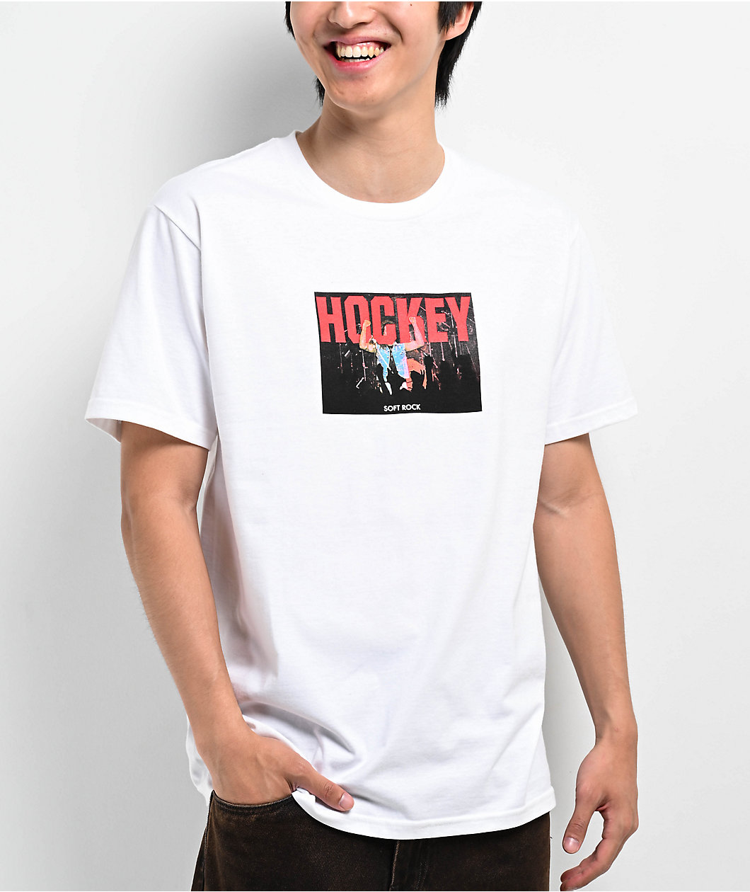 Hockey Soft Rock White T-Shirt