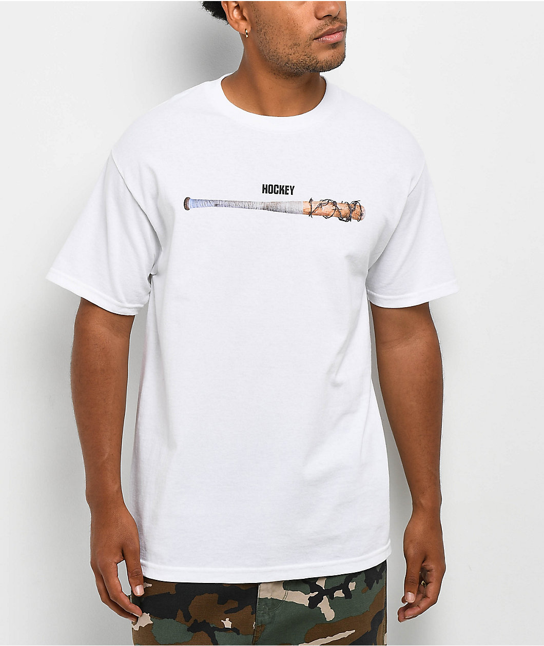 Hockey Steroids White T-Shirt