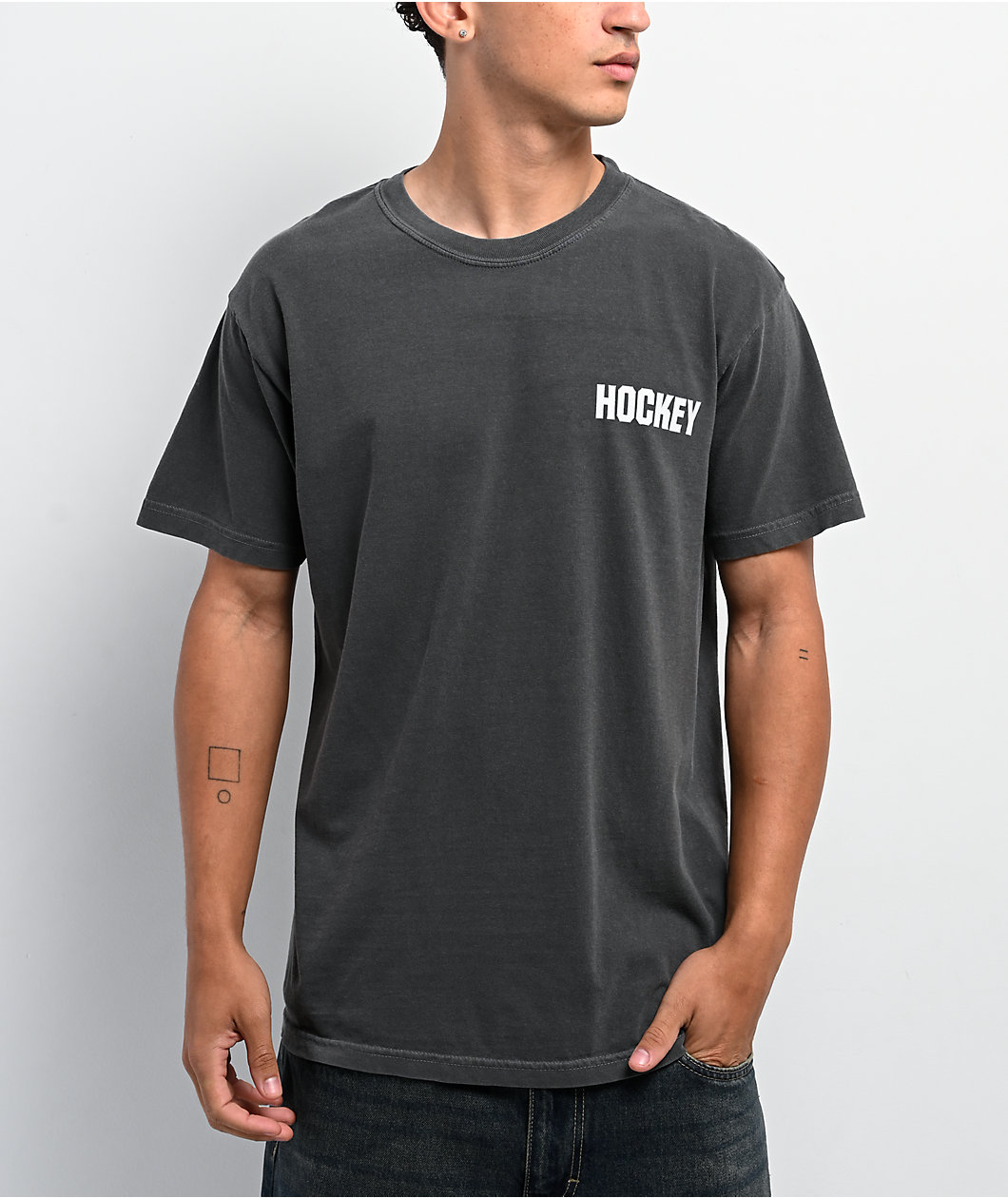 Hockey Waiting Pepper Grey T-Shirt