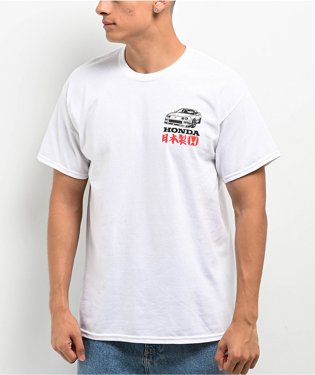 Honda 95 Integra Type R White T-Shirt