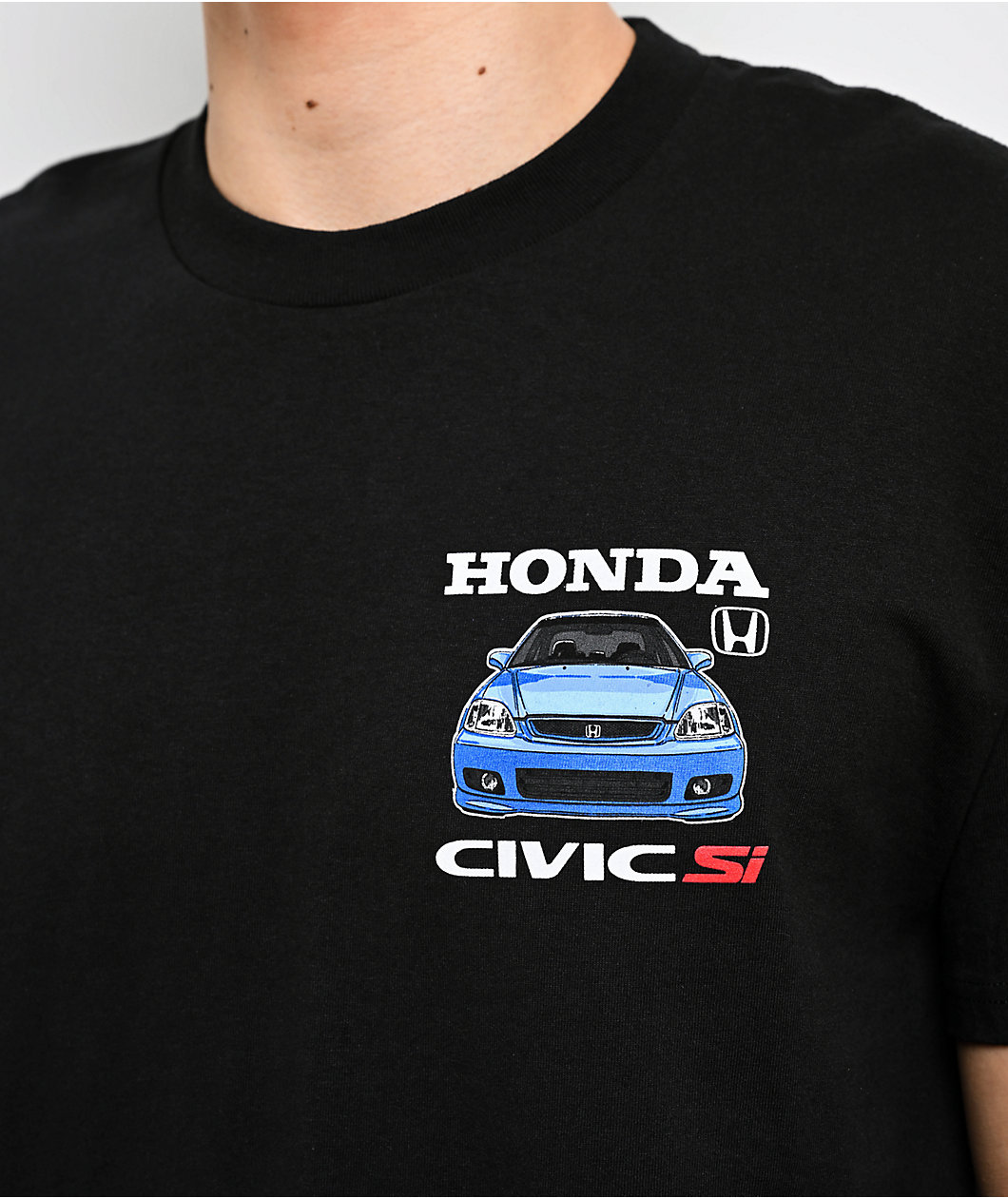 Honda Civic SI EM1 Black T-Shirt