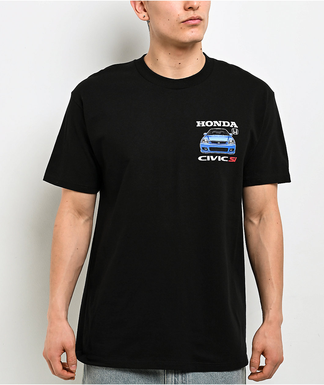 Honda Civic SI EM1 Black T-Shirt