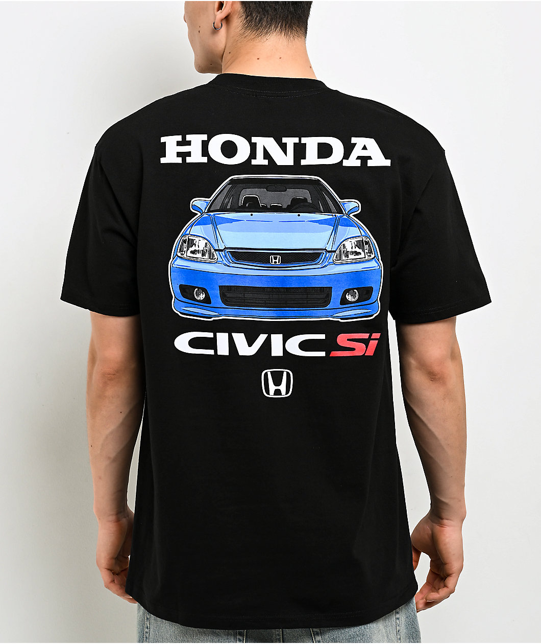 Honda Civic SI EM1 Black T-Shirt