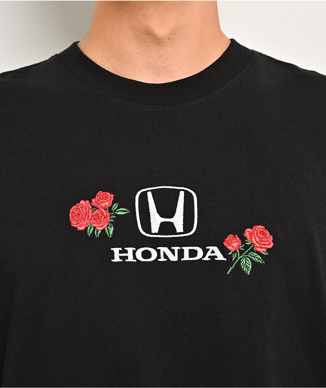 Honda Rose Bug Charcoal Black T-Shirt