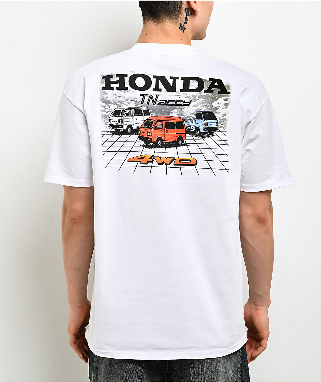 Honda TN ACTY White T-Shirt