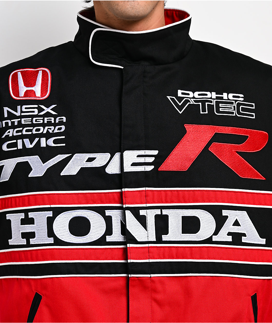 Honda Tribute Red & Black Racing Jacket