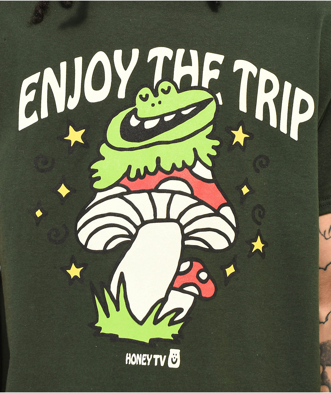 Honey TV Enjoy The Trip Forest T-Shirt