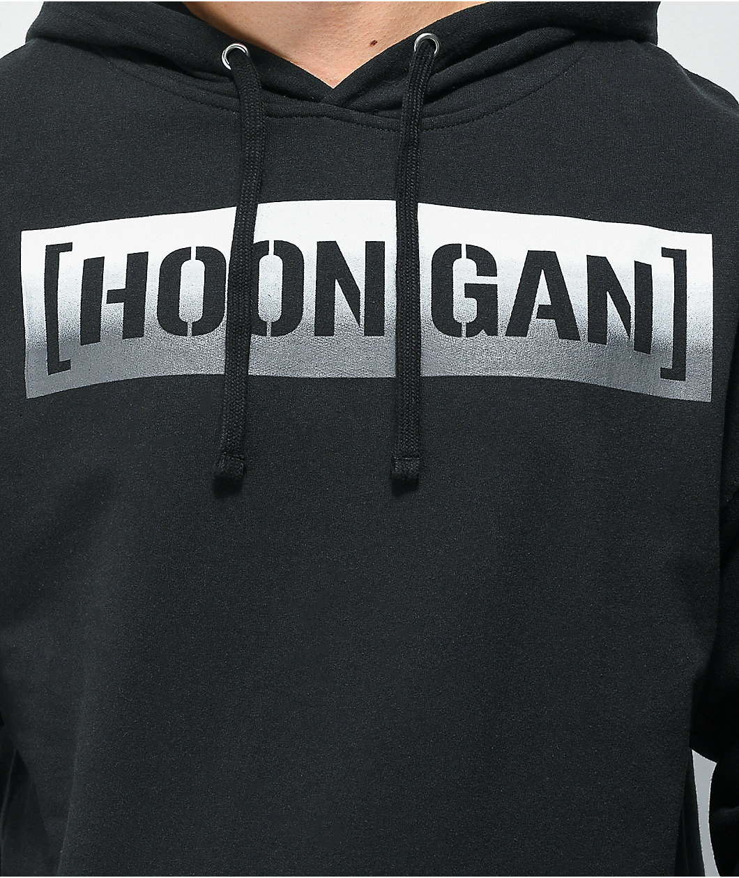 Hoonigan Censor Bar K.A.T. Black Fade Hoodie