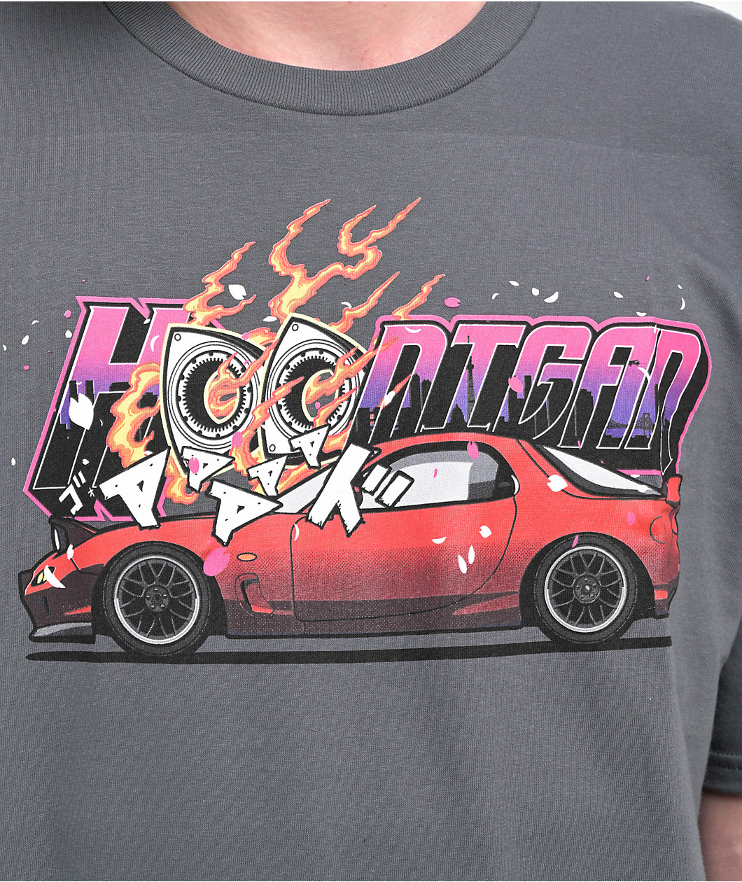 Hoonigan Hot Nacho Charcoal Grey T-Shirt