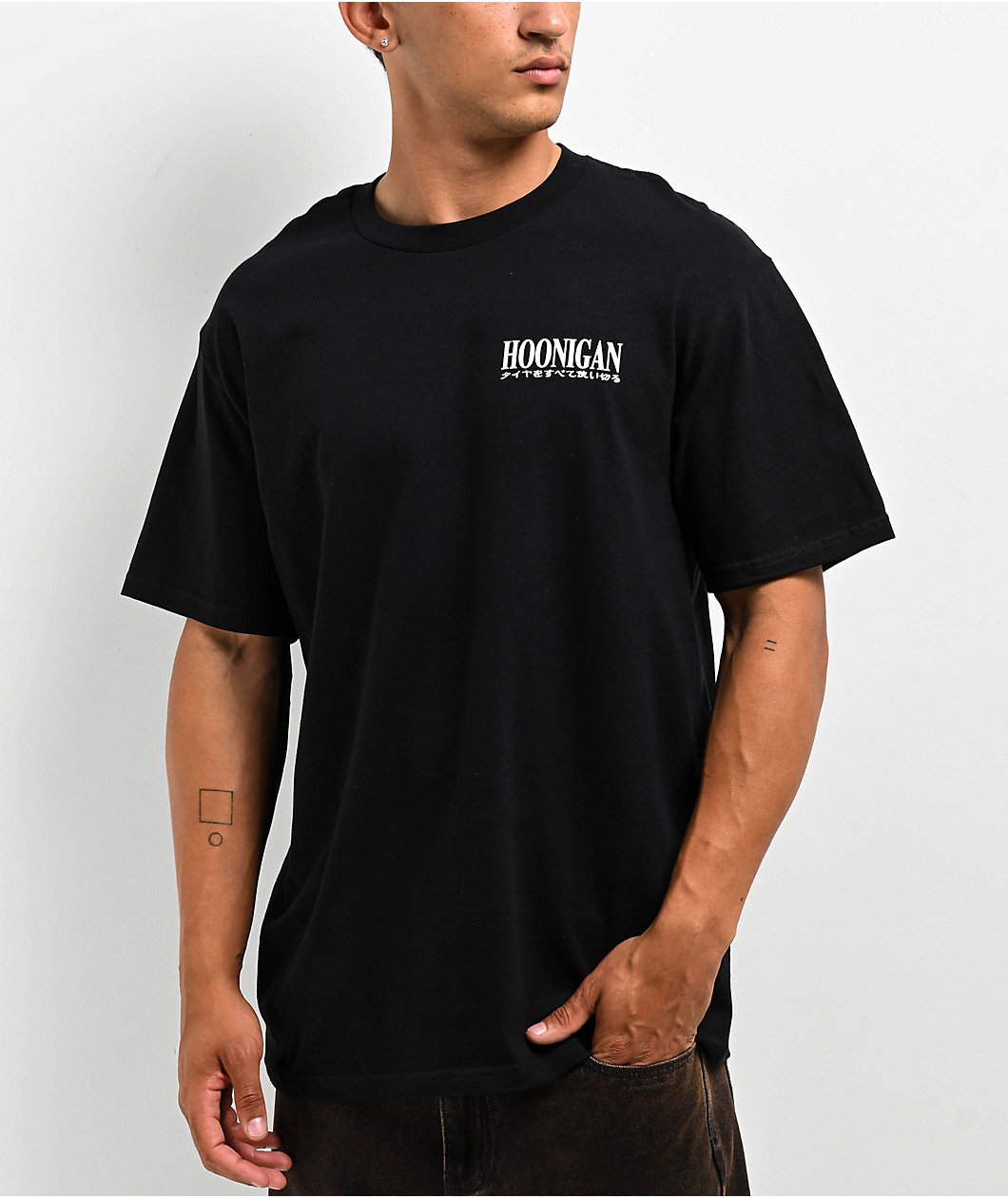 Hoonigan Tokyo Drip Black T-Shirt