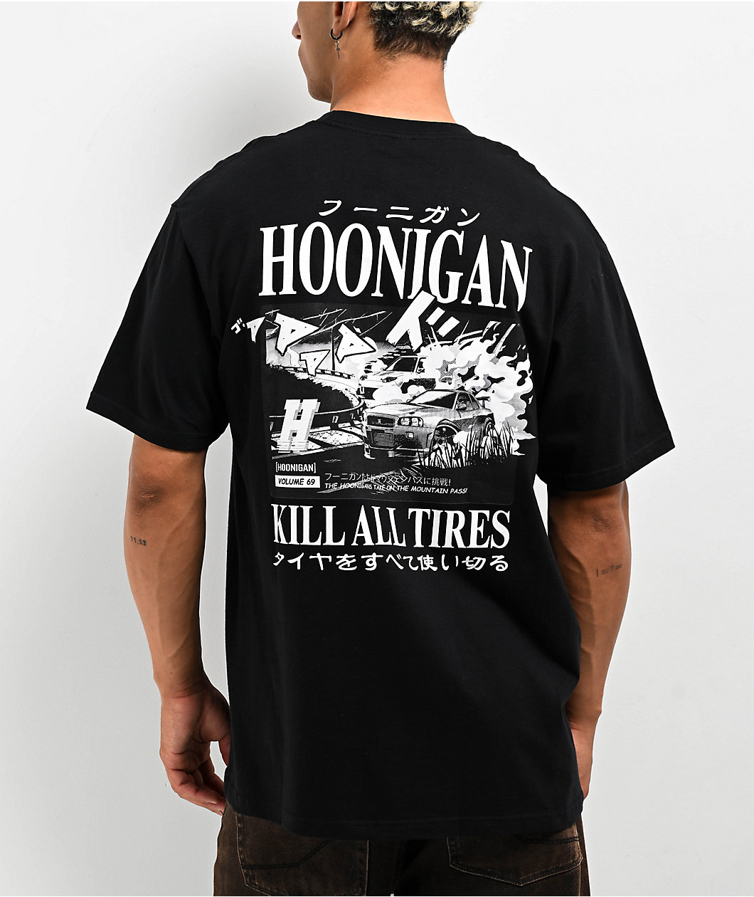 Hoonigan Tokyo Drip Black T-Shirt