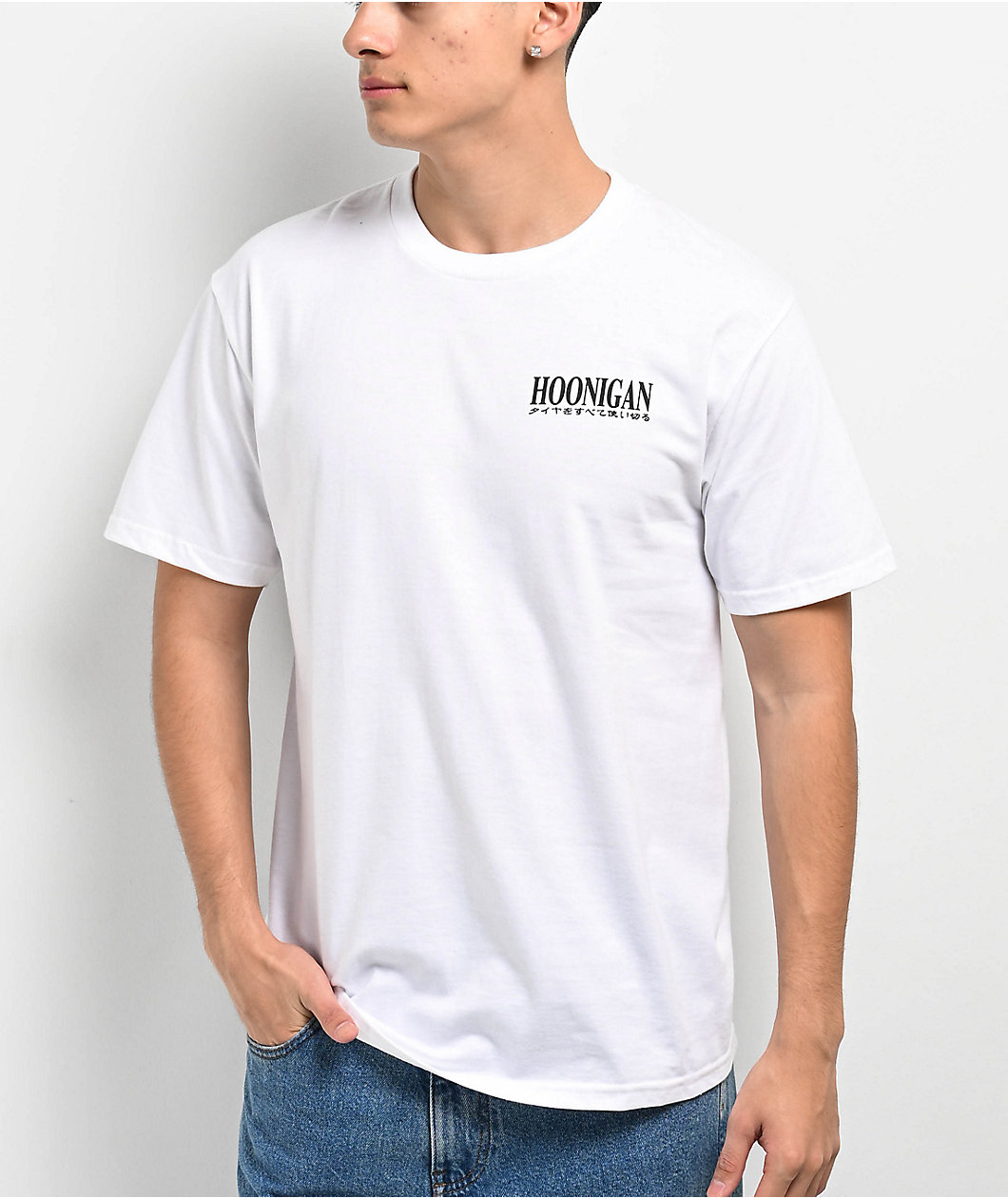 Hoonigan Tokyo Drip White T-Shirt