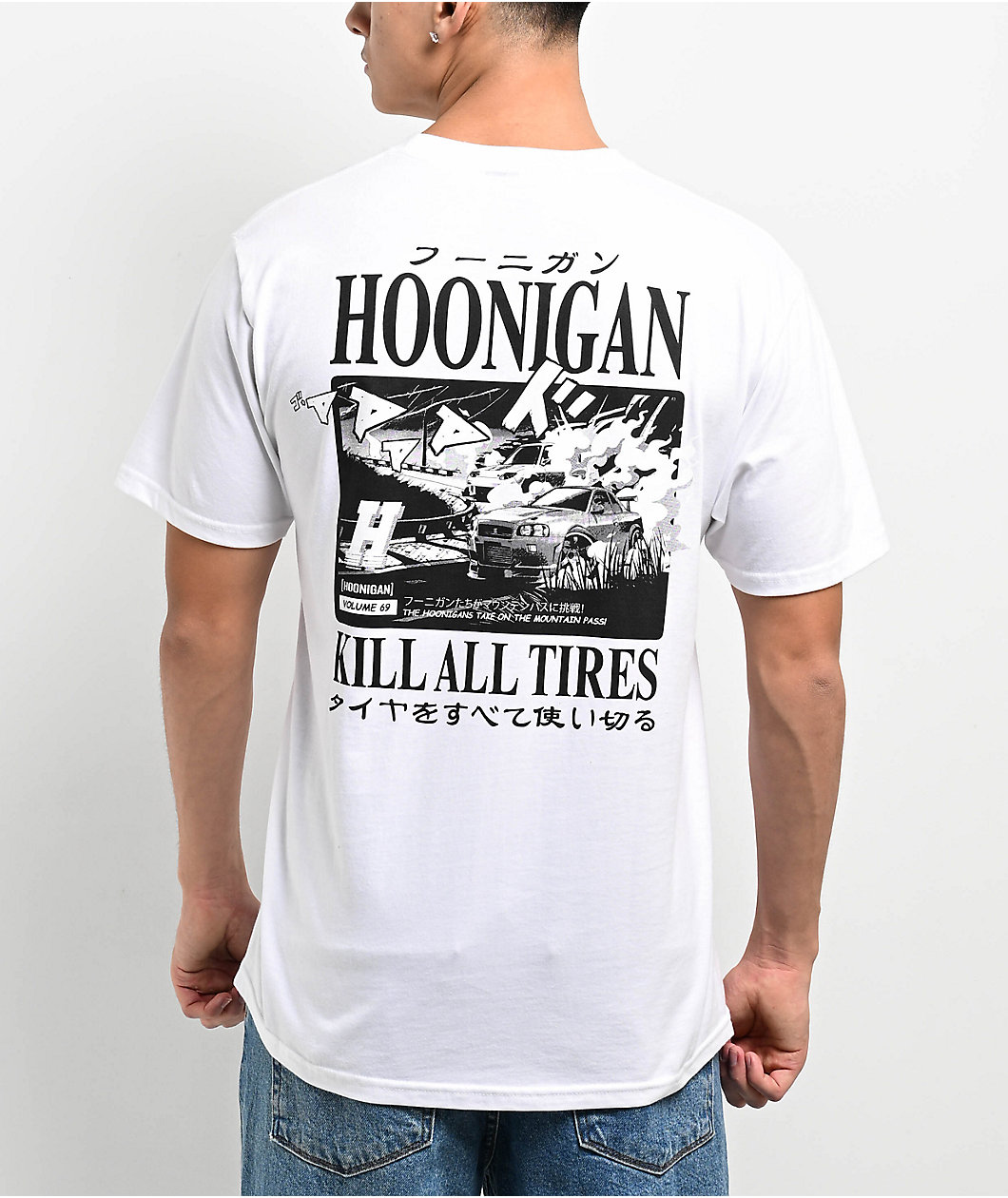 Hoonigan Tokyo Drip White T-Shirt