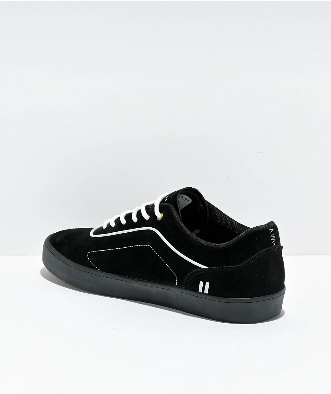 Hours Is Yours Herman Code V2 Black Pinstripe Skate Shoes