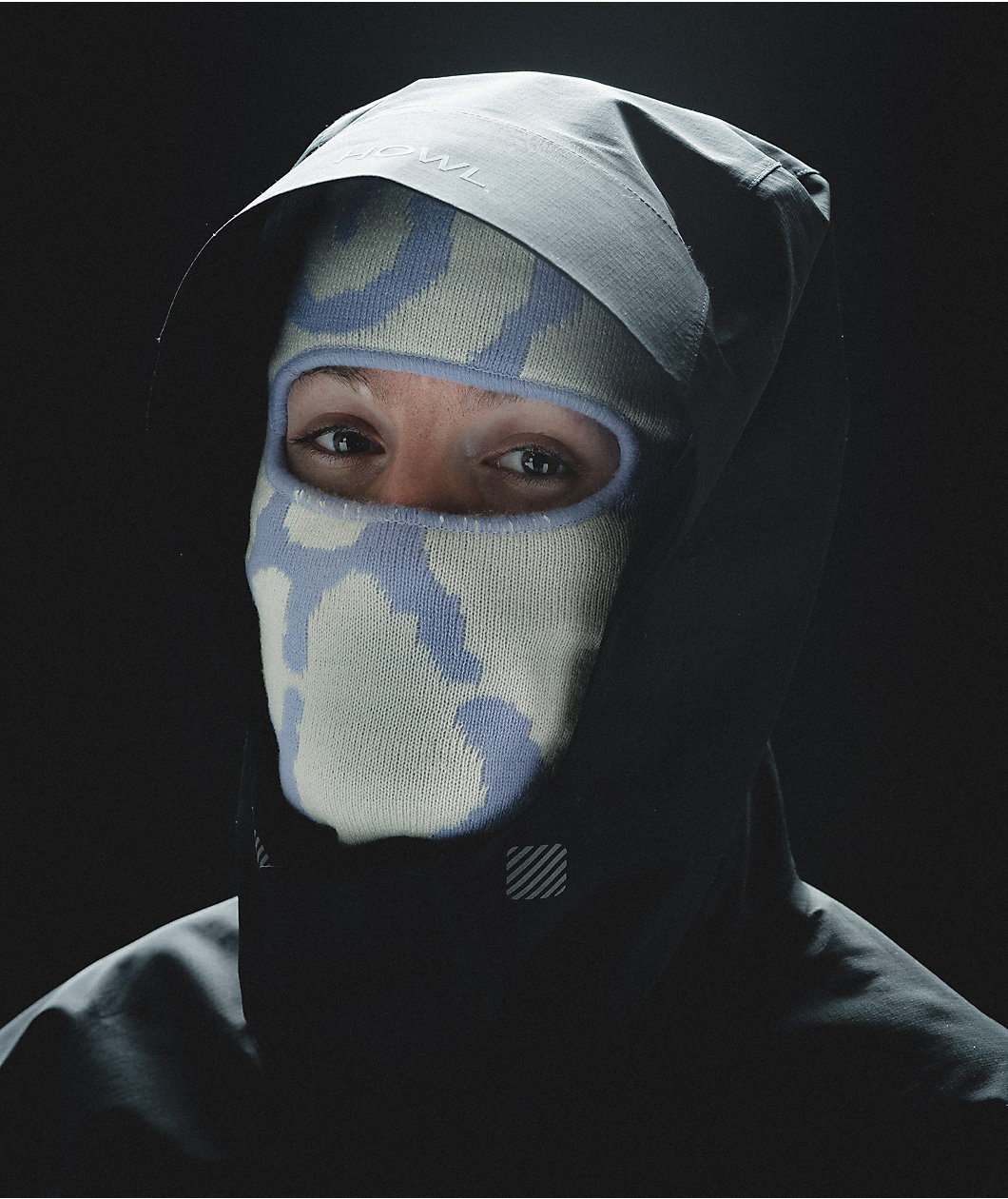 Howl Arcade White & Blue Balaclava