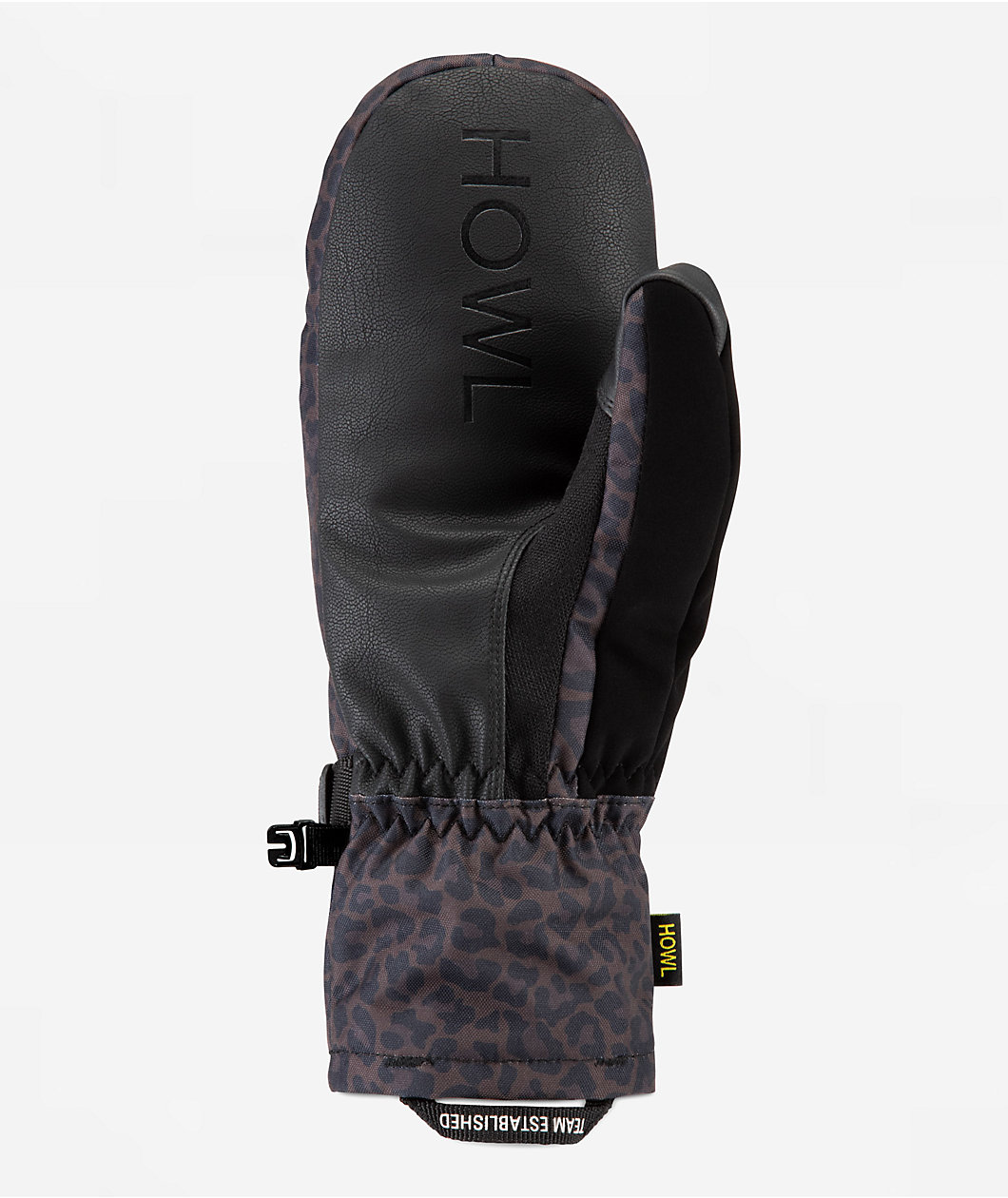 Howl Fairbanks Leopard Print Snowboard Mittens