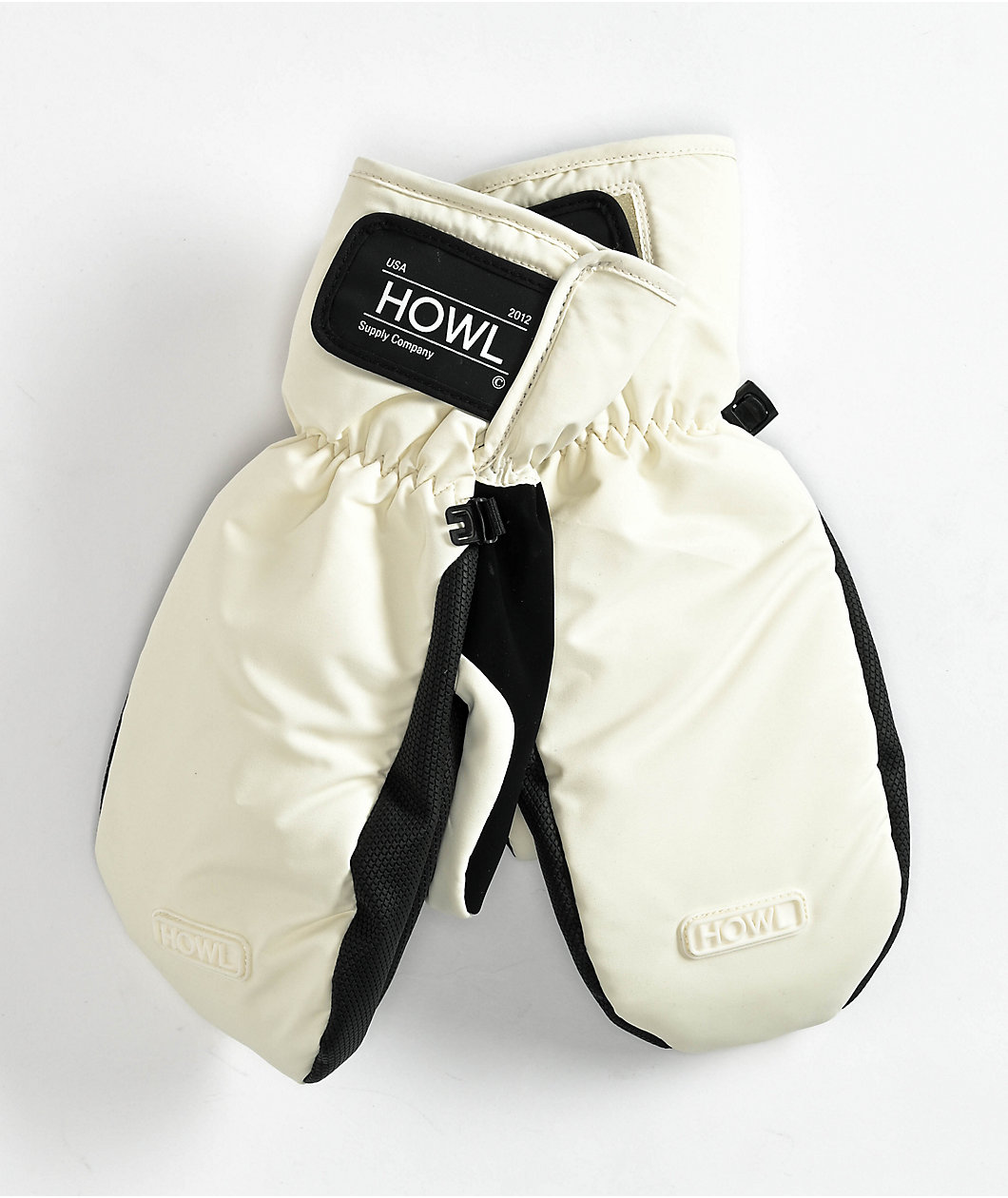 Howl Flyweight White 10K Snowboard Mittens