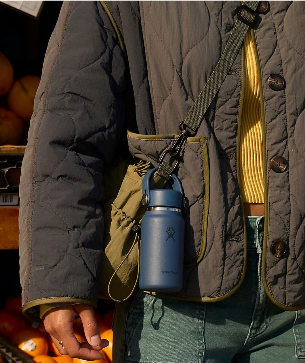 Hydro Flask Micro Hydro Harbor Blue Mini Bottle 10 oz