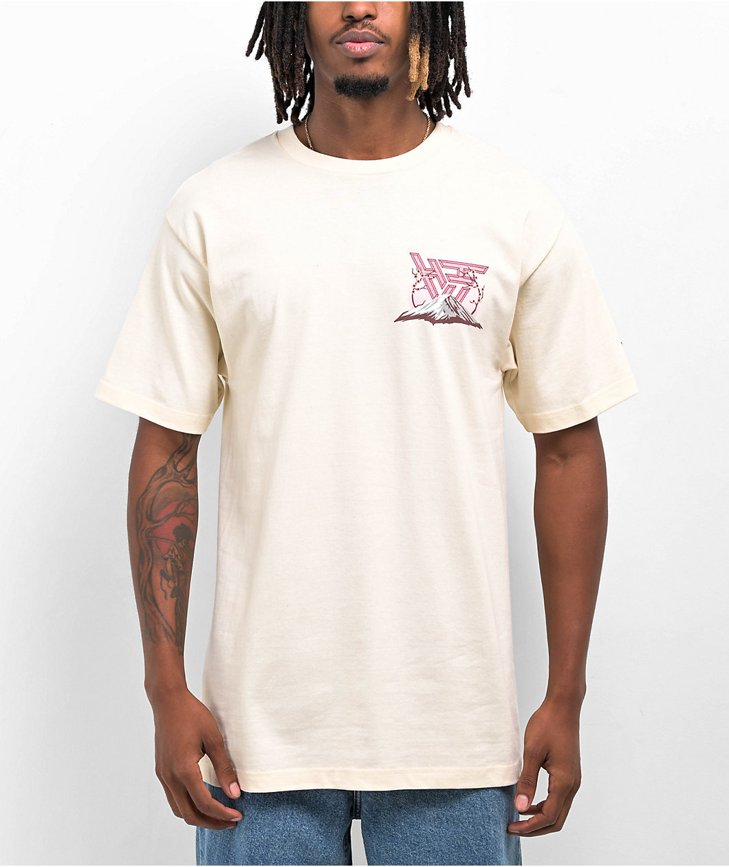 Hypland Cherry Blossom Sand T-Shirt