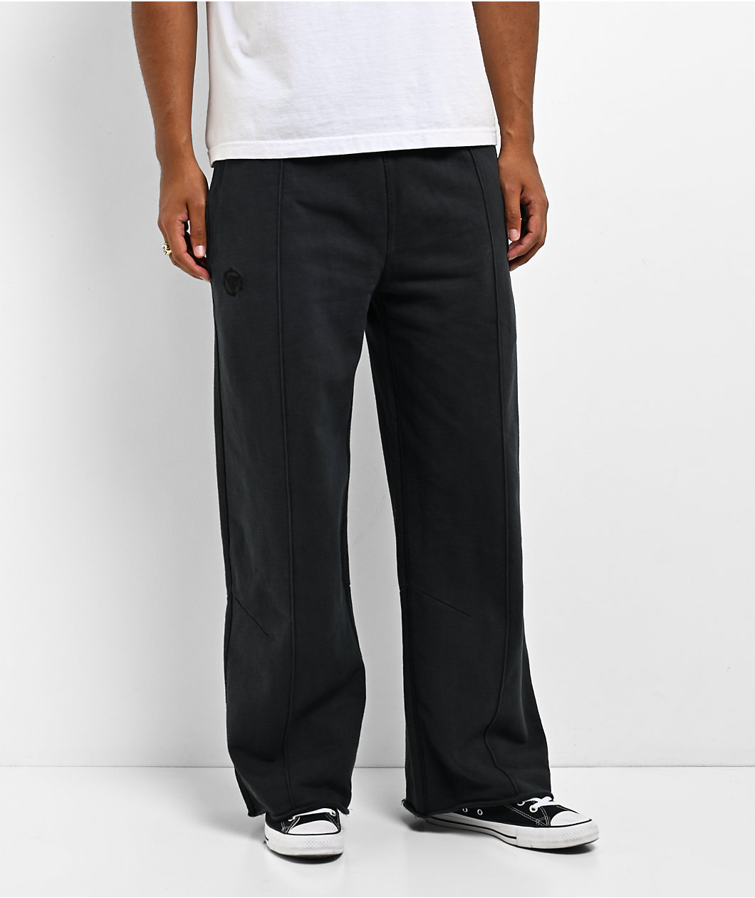 Hypland Pleated Vintage Blue Sweatpants