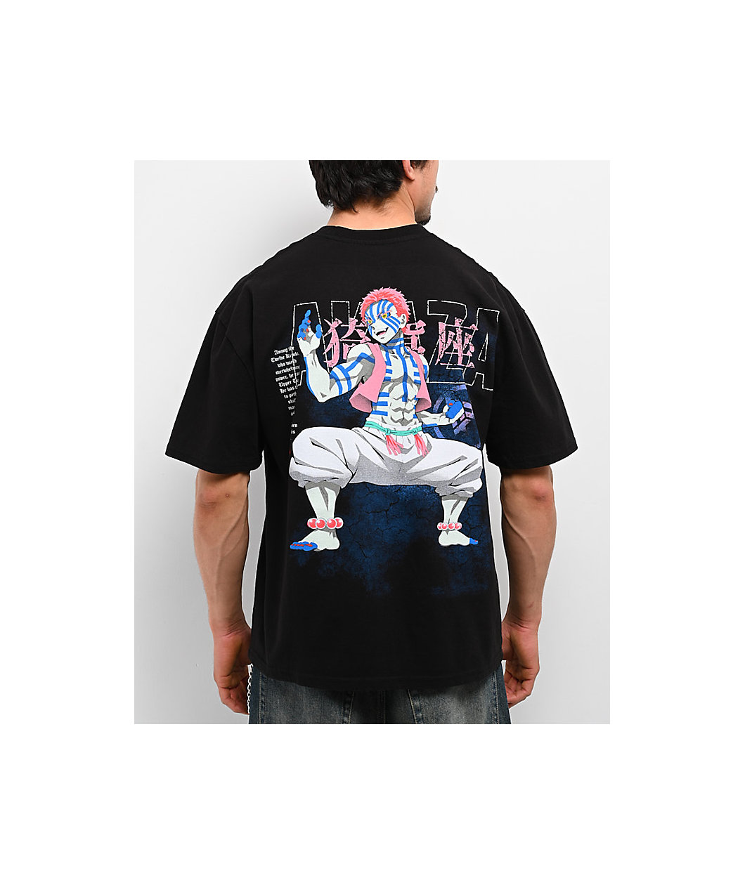 Hypland x Demon Slayer Akaza Black T-Shirt