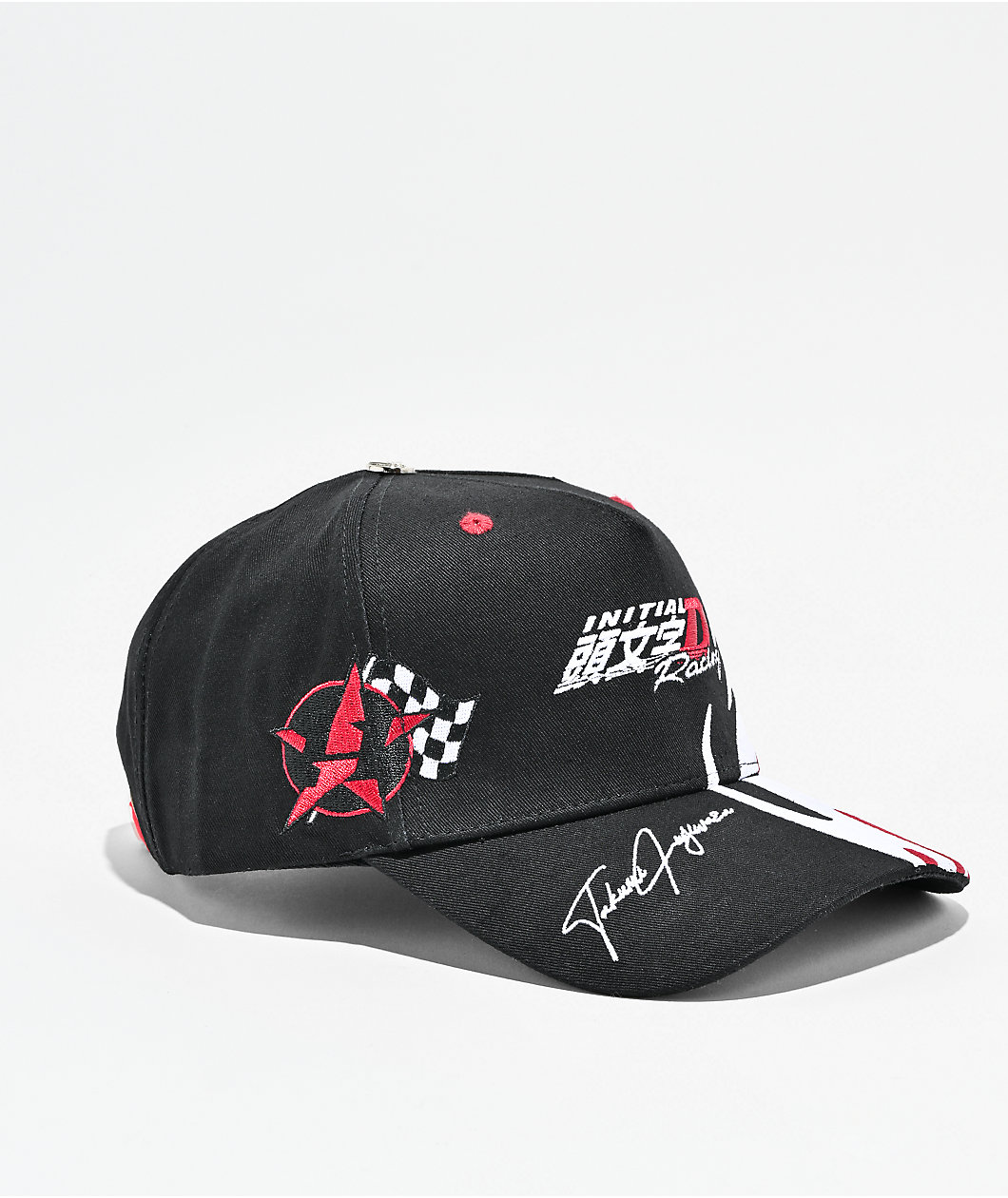 Hypland x Initial D Racing Black Strapback Hat