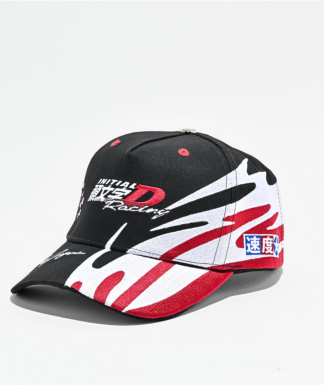 Hypland x Initial D Racing Black Strapback Hat