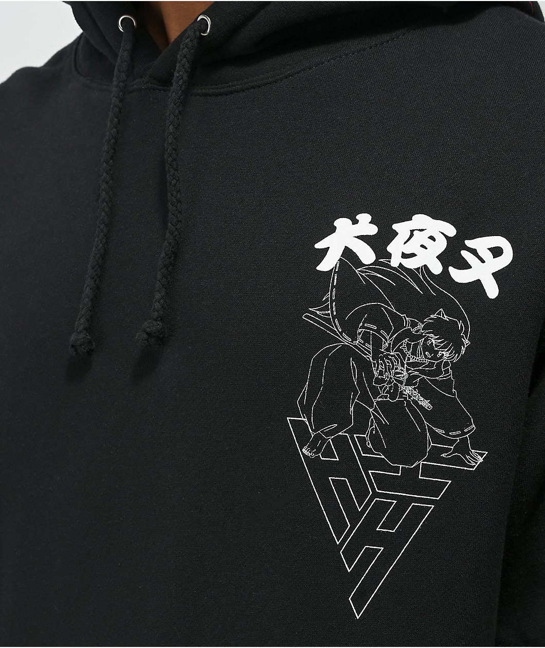 Hypland x Inuyasha Sesshomaru Crescent Black Hoodie